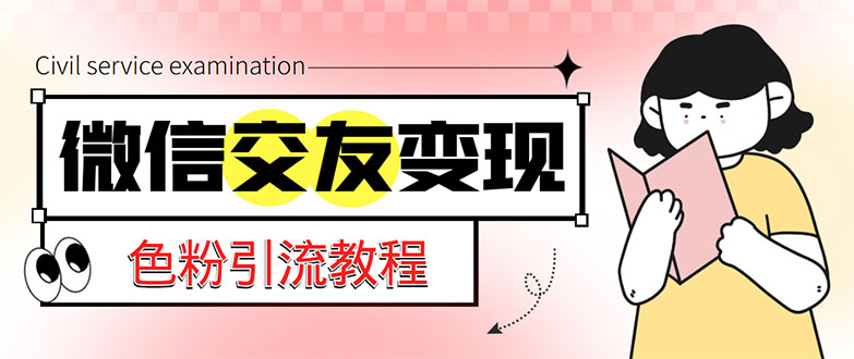 微信交友变现项目，吸引全网LSP男粉精准变现，小白也能轻松上手，日入500+-搞钱社