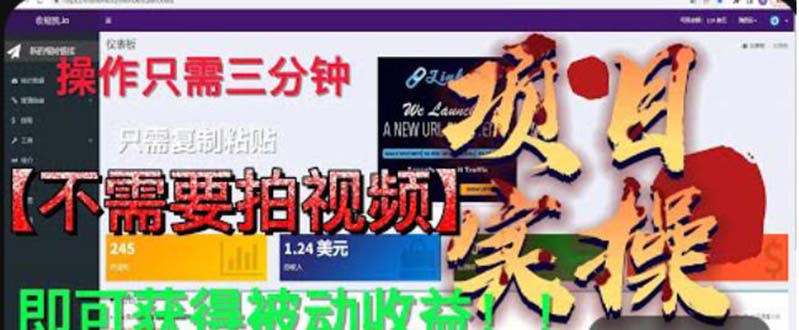 最新国外掘金项目 不需要拍视频 即可获得被动收益 只需操作3分钟实现躺赚-搞钱社