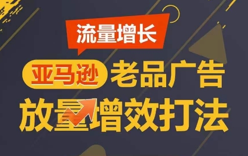 流量增长 亚马逊老品广告放量增效打法，短期内广告销量翻倍-搞钱社