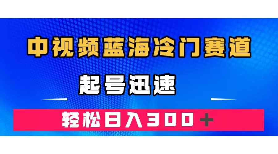 中视频蓝海冷门赛道，韩国视频奇闻解说，起号迅速，日入300＋-搞钱社